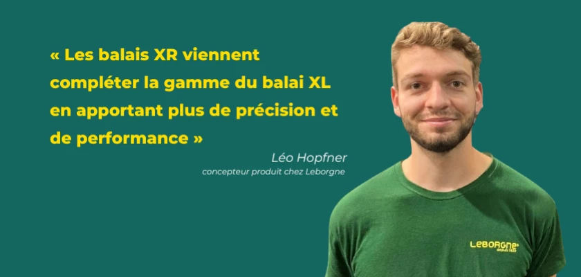 Nouveauté produit : nos balais à haies XR1 et paysagiste XR3 Duopro®