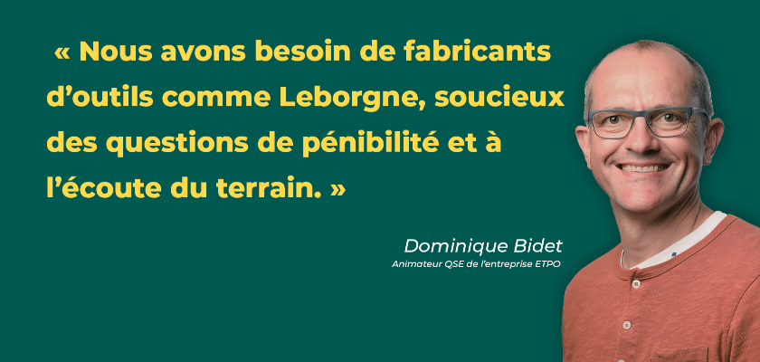 Entretien avec Dominique Bidet, animateur QSE de l’entreprise partenaire ETPO