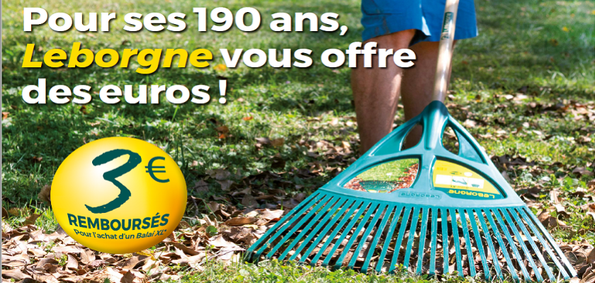 Jardin : Promotion Automne 2019 – Balai XL