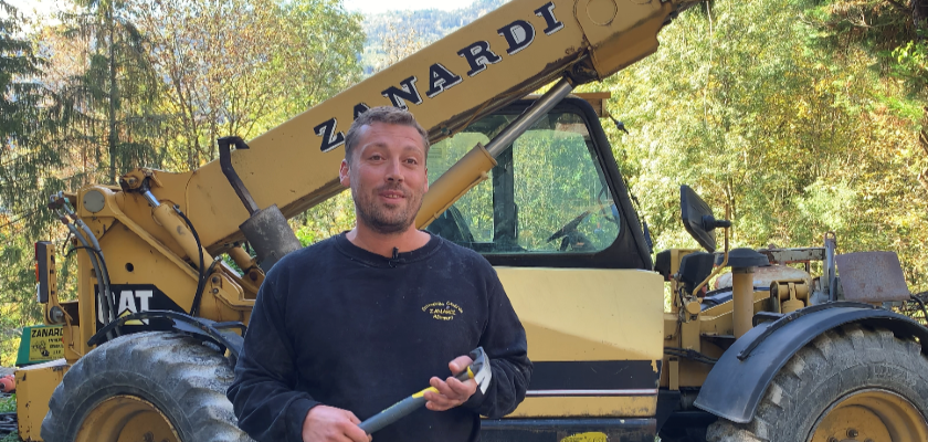 Mathias Zanardi, dirigeant d’une entreprise de construction savoyarde : « Une chance de travailler avec des professionnels qui nous écoutent beaucoup »