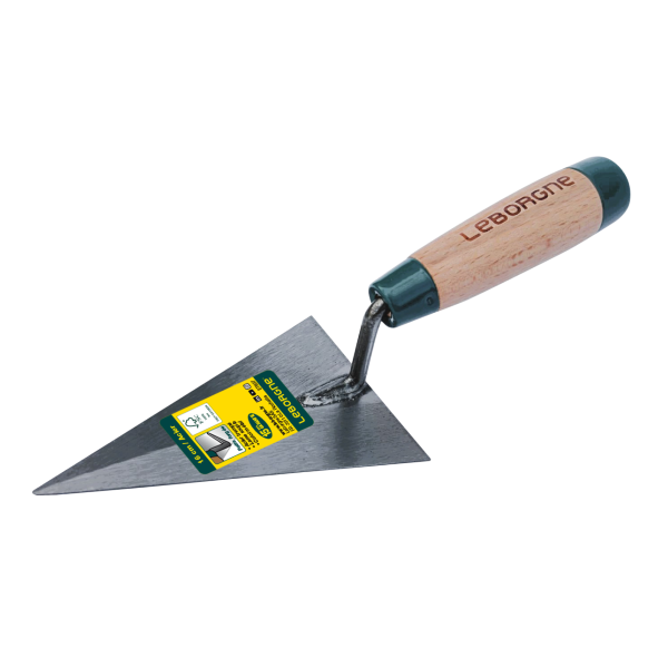 Truelle triangulaire manche bois 1