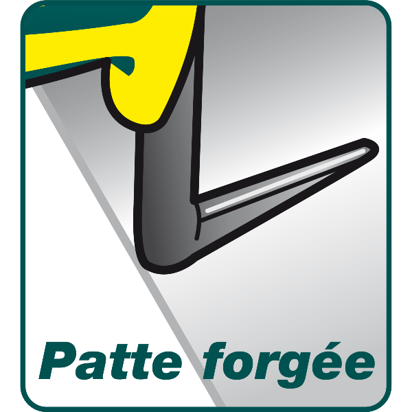 Truelle triangulaire manche bi-matière 5