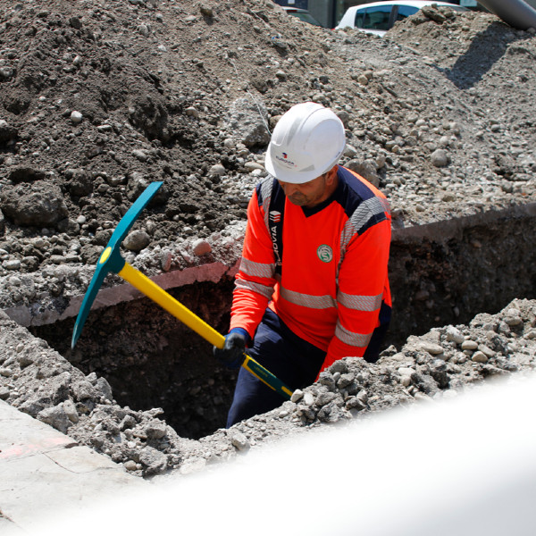 Pioche terrassier : Leborgne, outil travaux pioche terrassier Batipro