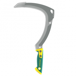 Faucille à herbe droite 45 cm manche bi-matière duopro