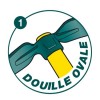 Serfouette forgée panne et langue douille ovale duopro