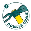 Serfouette forgée panne et fourche douille ovale duopro